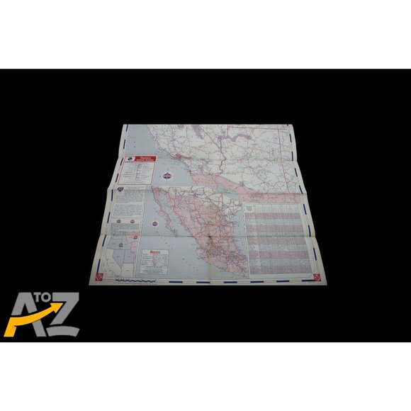 1965 STANDARD OIL WESTERN UNITED STATES HIGHWAY ROAD MAP National Parks Vintage - Picture 4 of 12